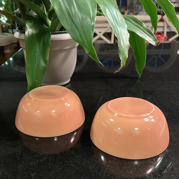 Vintage Hazel Atlas beige / Brown Cereal, Soup, or Chili Bowls  - Set of 2 - Picture 4 of 8